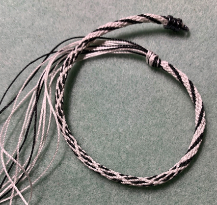 Jan 2 - My first attempt at 12-strand Kumihimo. Love the patterns! Jan 2 - My first attempt at 12-strand Kumihimo. Love the patterns!